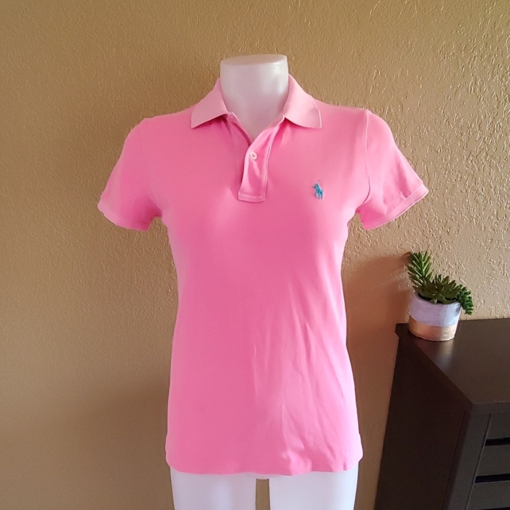Ralph Lauren Polo shirt sz XS pink